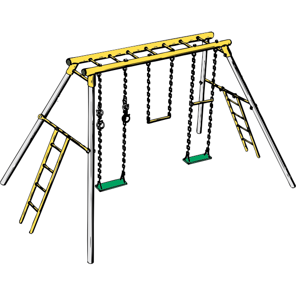 SVG swing set