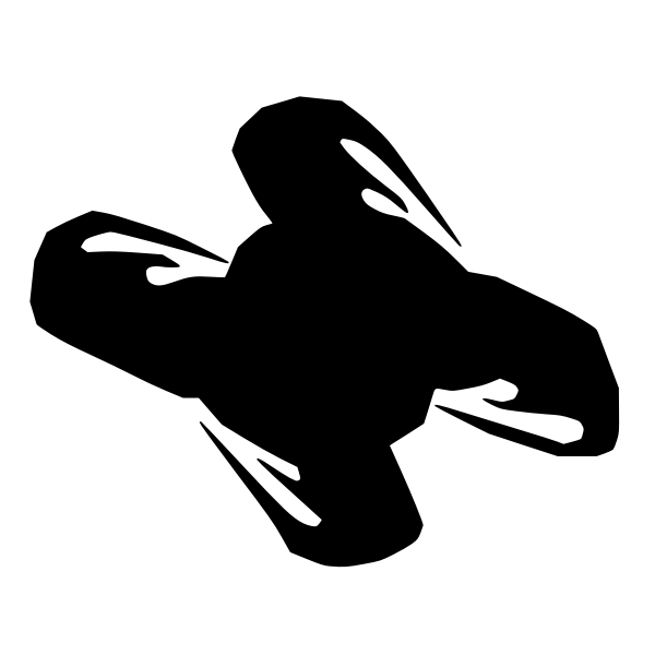 SVG Swirl black element