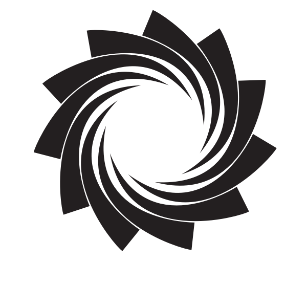 SVG Swirl shutter design element