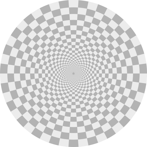 SVG Swirling checkered pattern