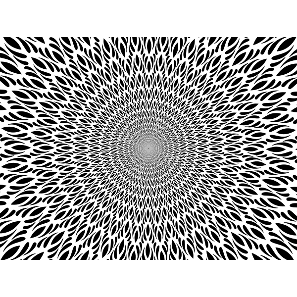 SVG Swirly pattern in black and white
