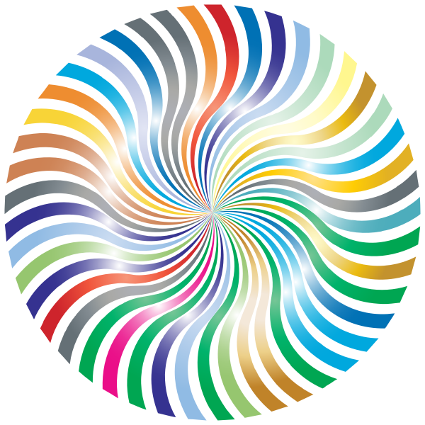 SVG Swirly prismatic vortex