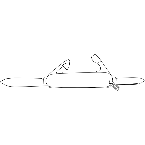 SVG Swiss army knife vector drawing