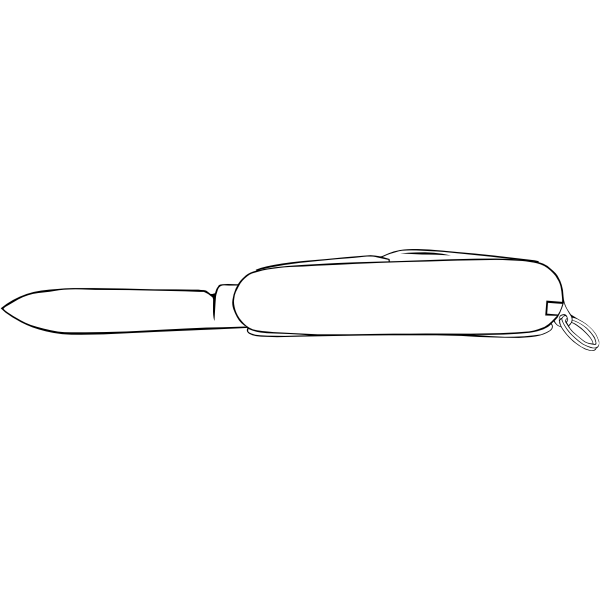 SVG Swiss army knife vector illustration