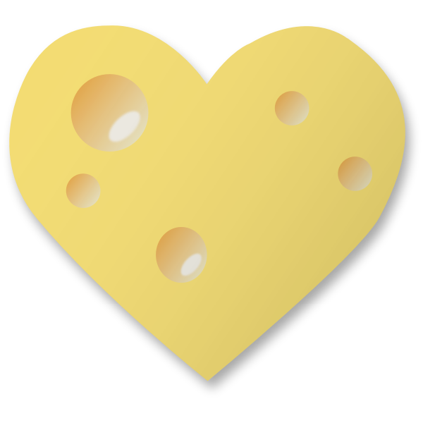 SVG Swiss cheese heart