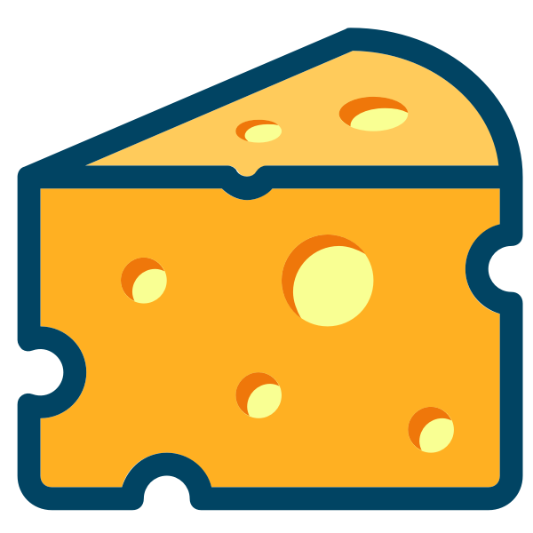 SVG Swiss cheese vector image