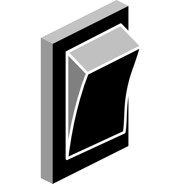 SVG Switch button vector drawing