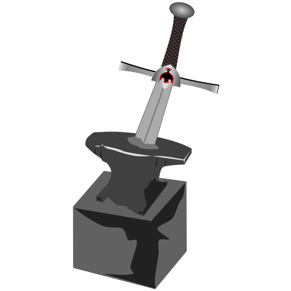 SVG Sword in the Stone