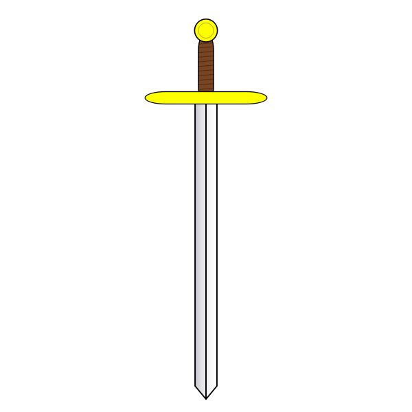 SVG sword proper