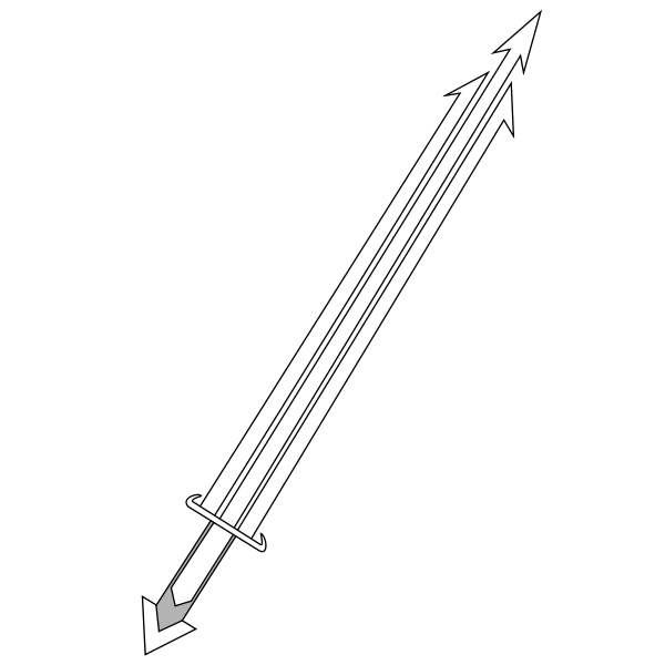 SVG Sword vector V10