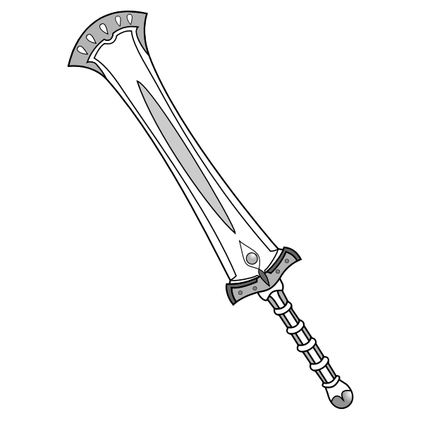 SVG Sword vector V5 com