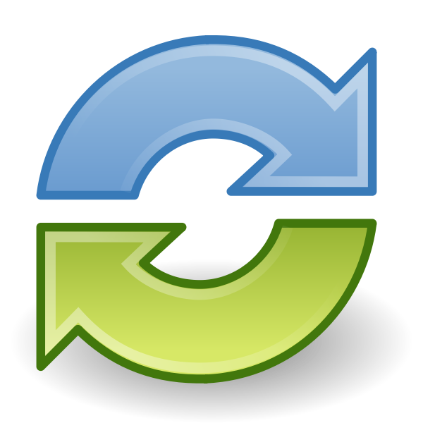 SVG Synchronize symbol