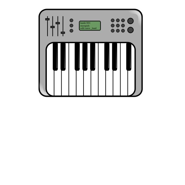 SVG Synthesizer vector image