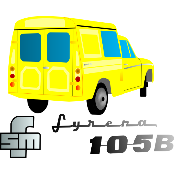 SVG Syrena 105 B Vector Image