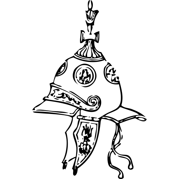 SVG Syrian helmet