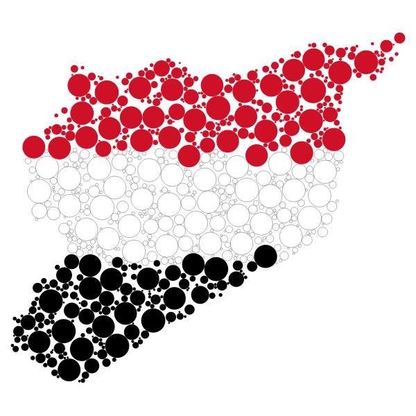 SVG Syrian map