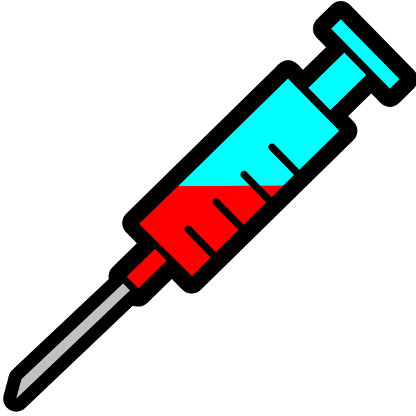 SVG Syringe icon vector