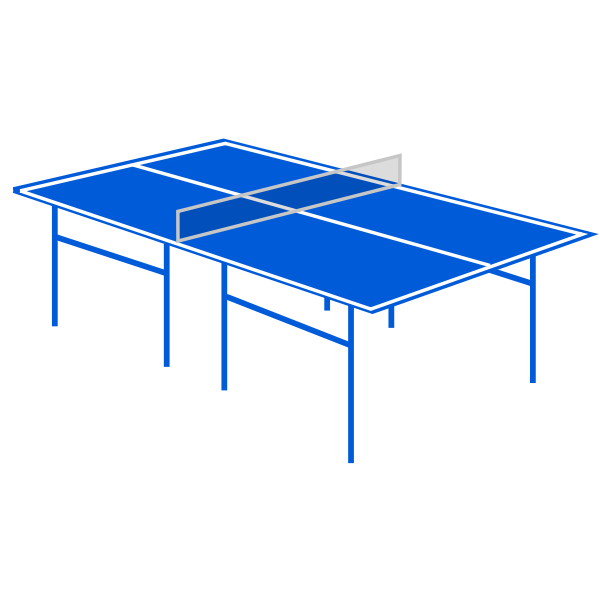 SVG Table tennis table