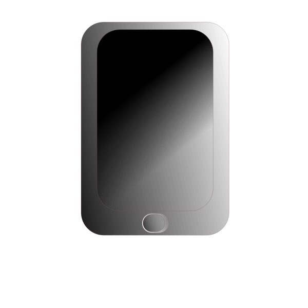 SVG Tablet computer vector image