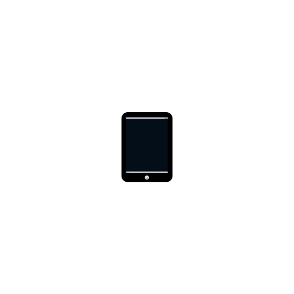 SVG Tablet display color and status bar