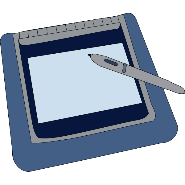 SVG Tablet vector graphics