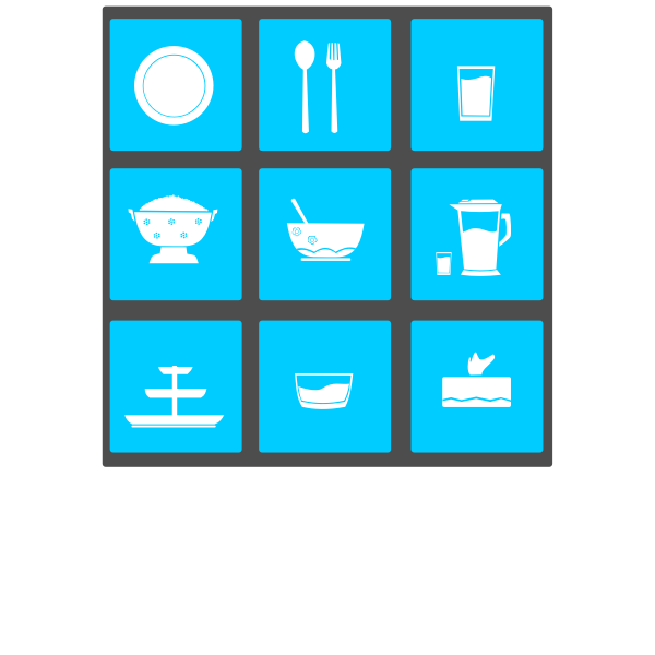 SVG Tableware icons