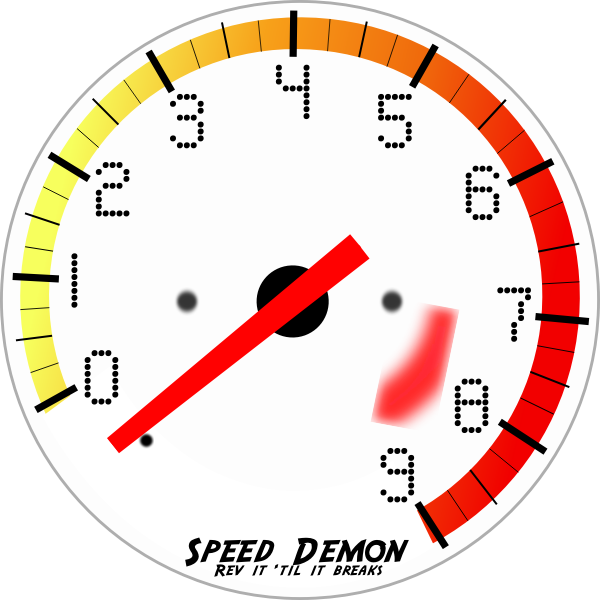 SVG Tachometer vector image