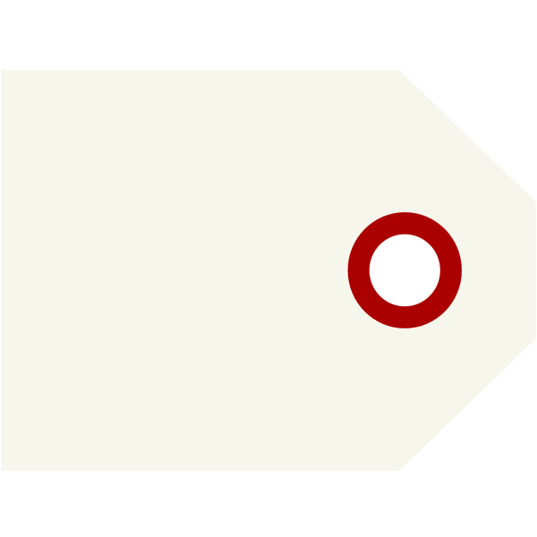SVG Tag label vector