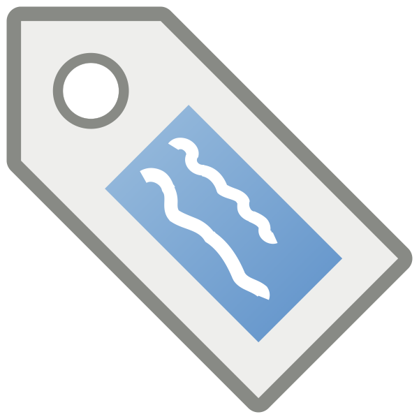 SVG Tag vector drawing