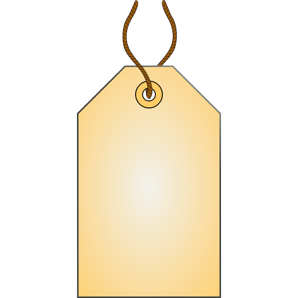 SVG Tag with a rope vector image