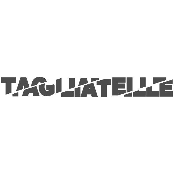 SVG Tagliatelle text logo
