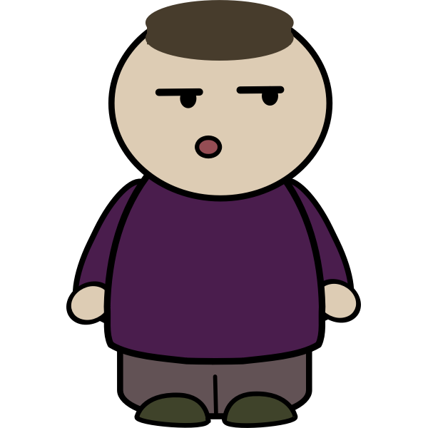 SVG Talking person