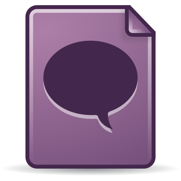 SVG Talking symbol