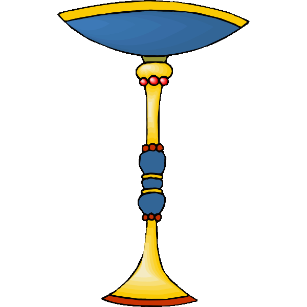 SVG Tall colorful cup