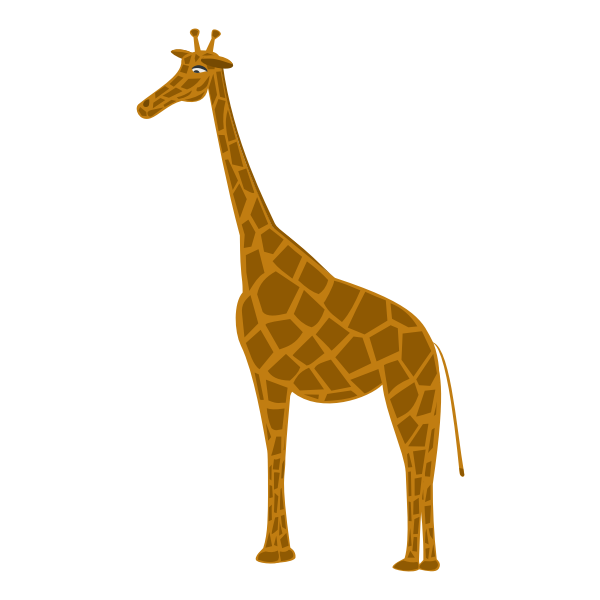 SVG Tall giraffe