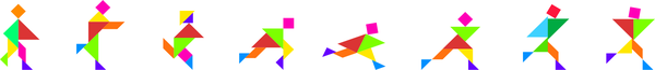 SVG Tan Gram running