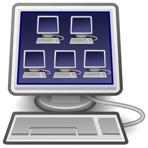 SVG Tango computer icon vector image
