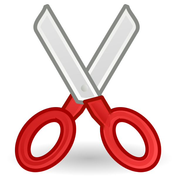 SVG tango edit cut