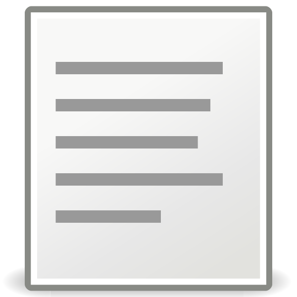 SVG tango format justify left