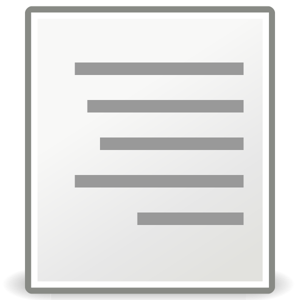 SVG tango format justify right