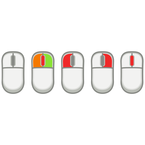 SVG Tango inspired computer mouse for tutorials etc