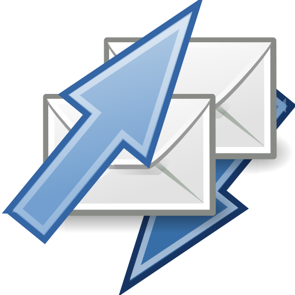 SVG tango mail send receive
