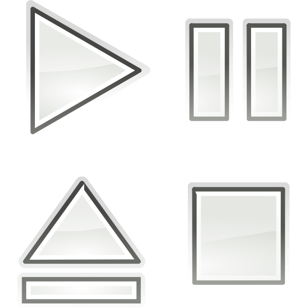 SVG tango media set 2