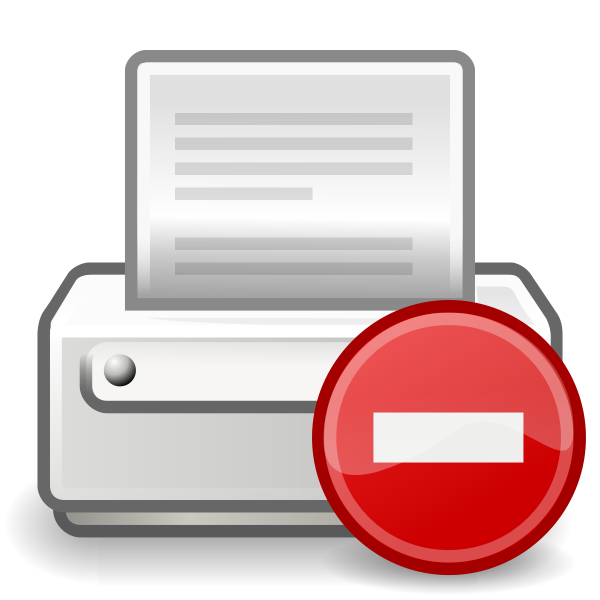 SVG tango printer error