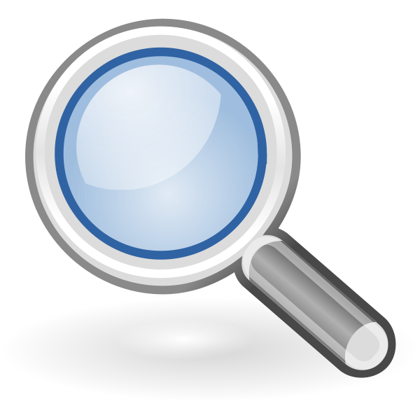 SVG Tango system search icon vector drawing