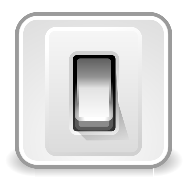 SVG Tango system shut down icon vector illustration