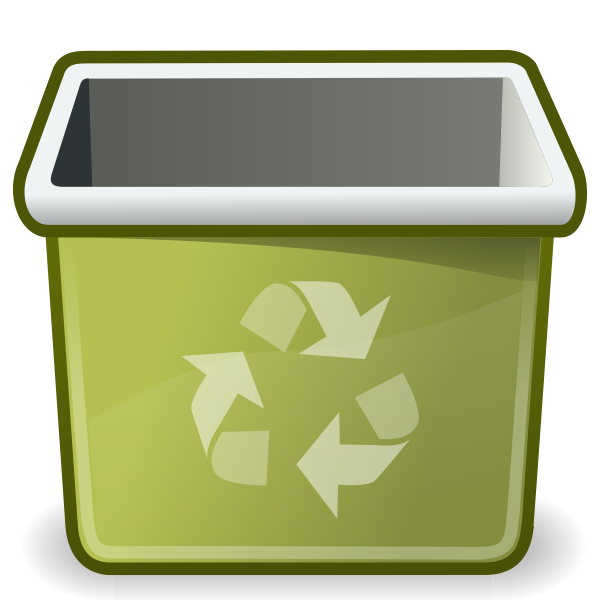 SVG tango user trash