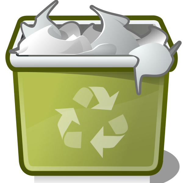 SVG tango user trash full