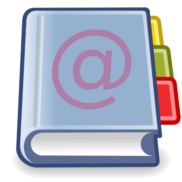SVG tango x office address book