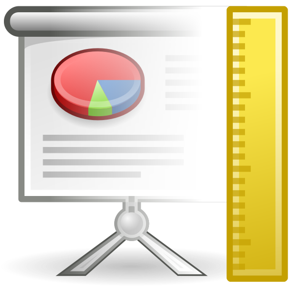 SVG tango x office presentation template